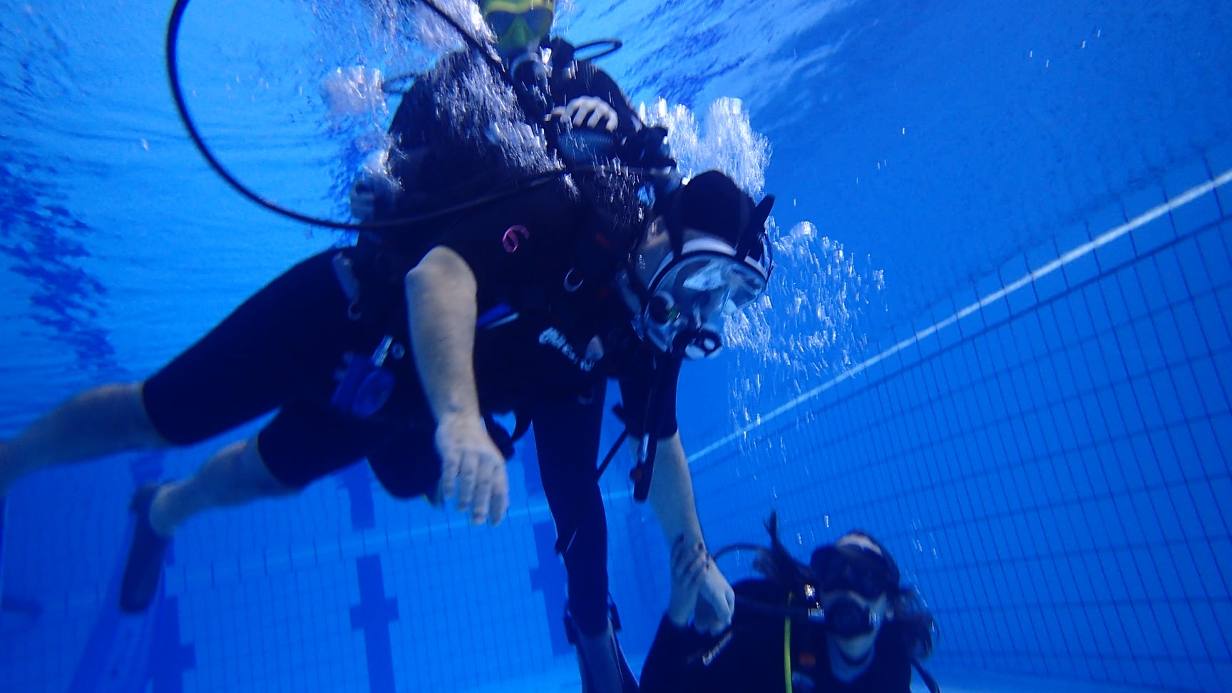 Se retoman las sesiones de buceo adaptado